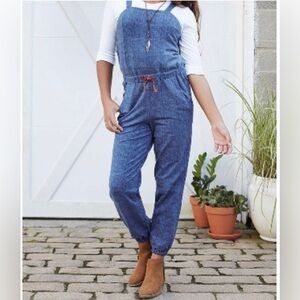 EUC Matilda Jane Clothing Joanna Gaines Size 10 Teen Tween Style Overalls Jumper
